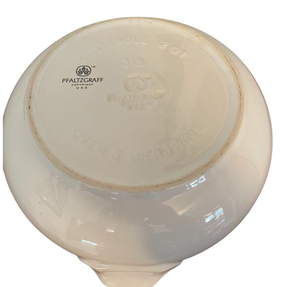 Pfaltzgraff Gazebo Garland Pattern 2 Quart Covered Stoneware Casserole Dish VTG - Picture 8 of 9